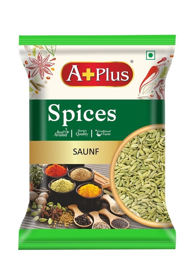 Aplus Saunf Sabut Fennel Seed 500gm(pouch)