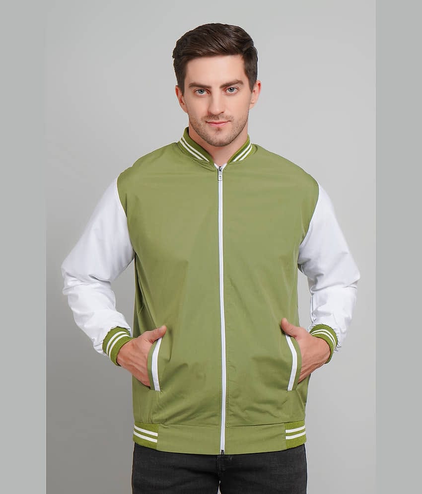 PLUS PARADISE Polyester Men's Windcheater Jacket - Green ( Pack of 1 )