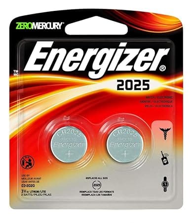 Energizer - Lithium Batteries 3.0 Volt For CR2025/DL2025/LF1/3V (2 Pack, Total 4)