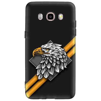 white Eagle Samsung J5 (2016) Premium Embossed Mobile cover