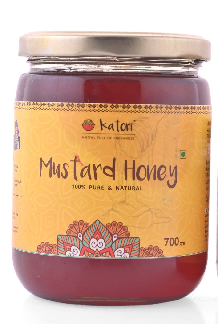 Pure Mustard Honey | Natural Raw Honey - Katori