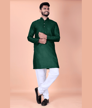 Reyansh4u Red Cotton Blend Men's Regular Kurta ( Pack of 1 )