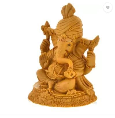 Ganpati Statue for Home Decor Pooja Room Lord Ganesha Idols for Car Dashboard and Ganesha Idol for Pooja.