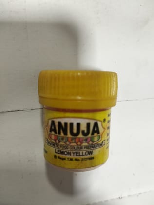 Anuja Lemon yellow food colour