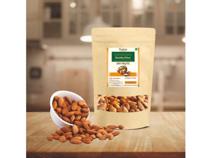 Healthy Fibres Almonds / Badam- Premia500g