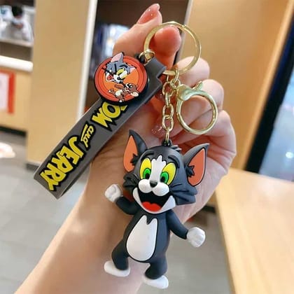 Funky Tom &amp; Jerry Keychain-Tom