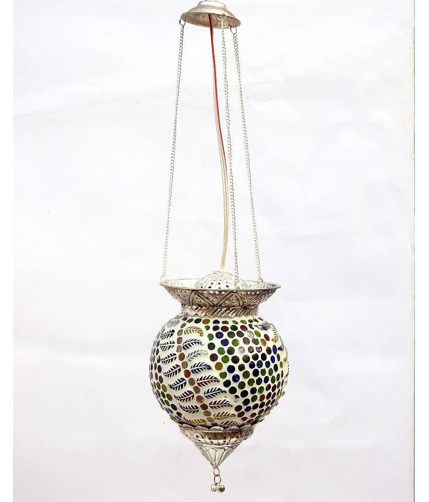 Susajjit Decor Glass Mosaic Night Decorative Lamp Ceiling Light Multi - Pack of 1
