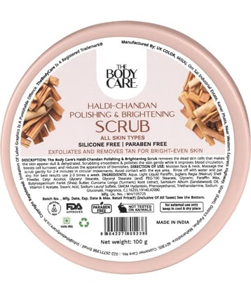 The Body Care Haldi-Chandan Polishing & Brightening Scrub ( 100g)