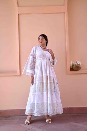 Lucy Dress White-XS