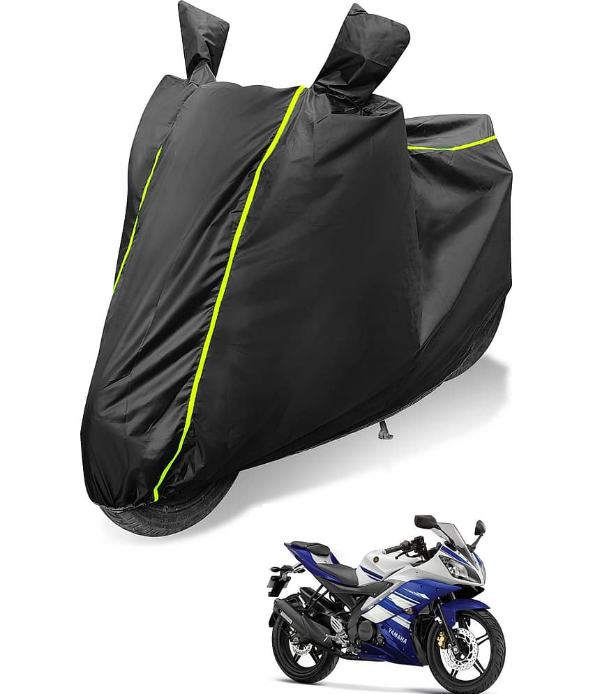 Auto Hub Bike Body Cover for Yamaha R15 ( Pack of 1 ) , Black