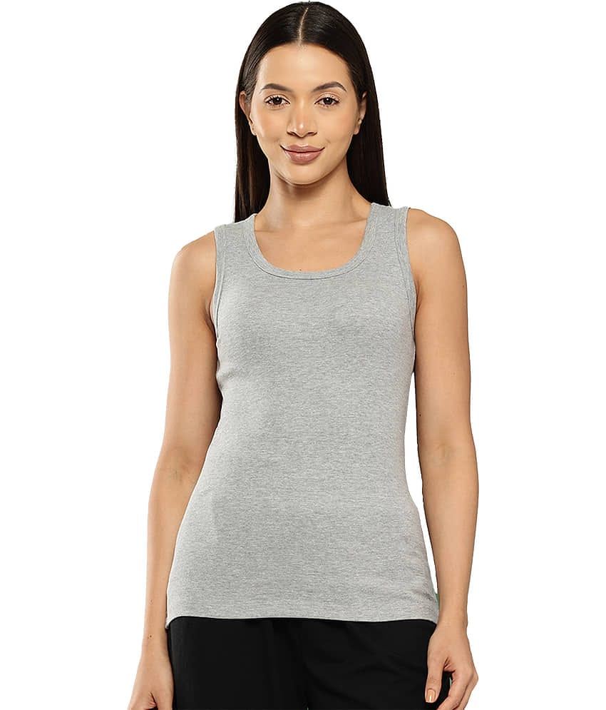 Leading Lady Women's Cotton Tank Top ( Black )