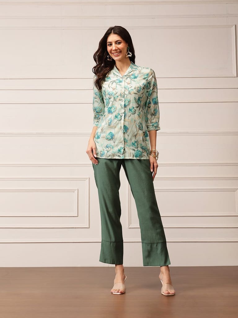 Bloom Printed Co-ord Set - Kurtas & Kurta Sets | Buy online on ZillyBuy