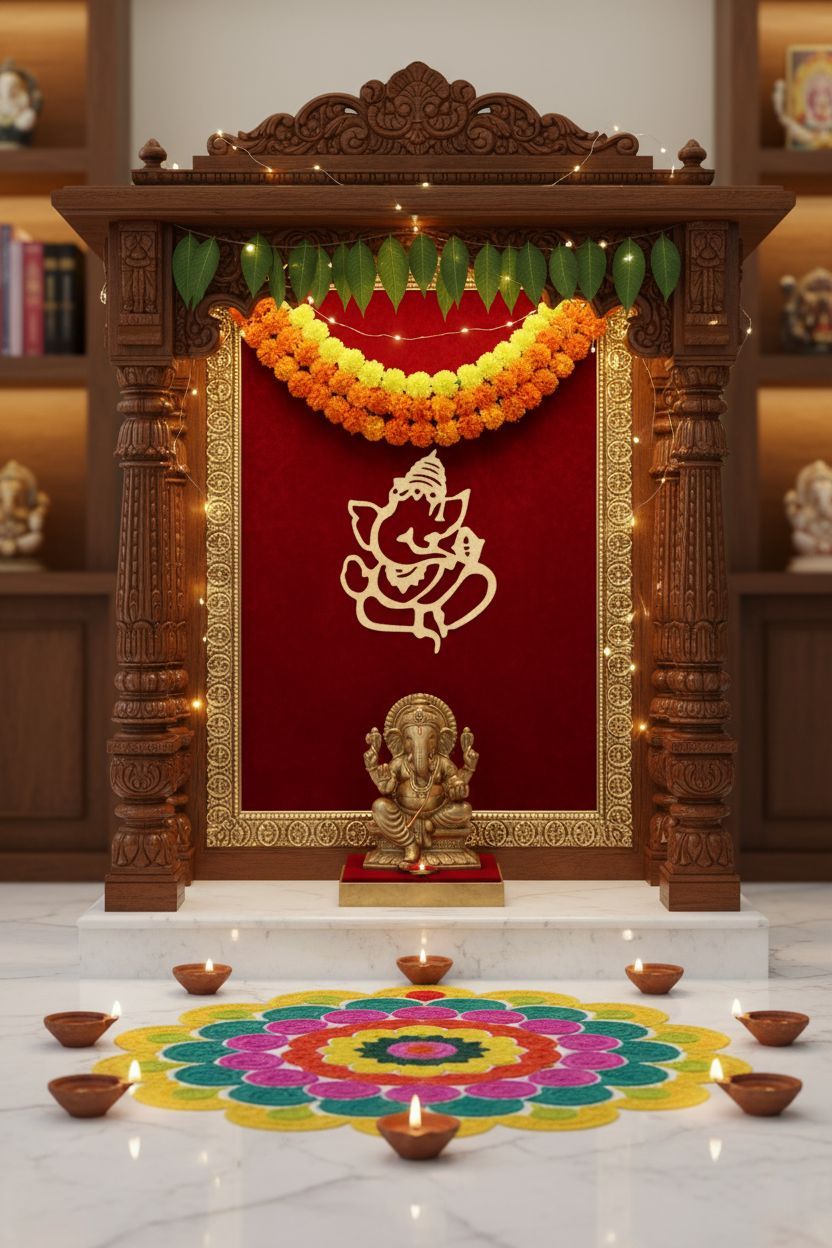 Dbeautify's DIY Ganpati Outline MDF Cutout