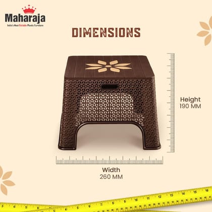 Maharaja Magic Coffee Table for Home & Office | Center Coffee Table for Living Room | Set of 1 | Plastic Coffee Table (DIY(Do-It-Yourself))