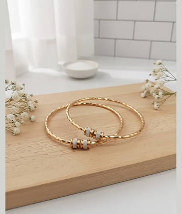 SHANKHRAJ MA LL Gold Bangle ( Pack of 1 )