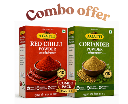 Combo Red Chilli Powder & Coriander Powder 60g(Pack of 2)