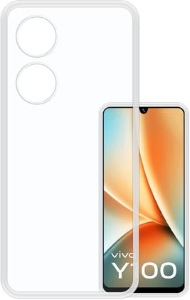 PLUGTECH TPU Ultra Hybrid Clear Camera Protection Back Cover Case for Vivo T2 5G, Vivo Y100 5G