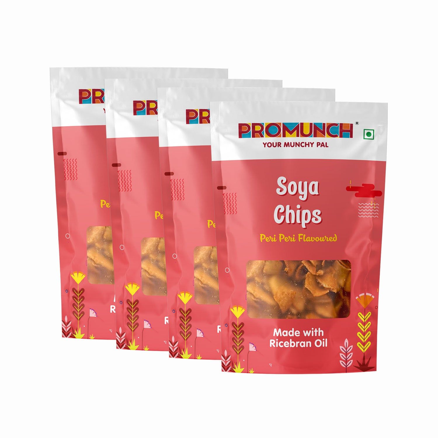 PROMUNCH Soya Chips - Peri Peri (30g Each)