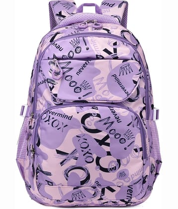 Tinytot Purple Polyester Backpack For Kids
