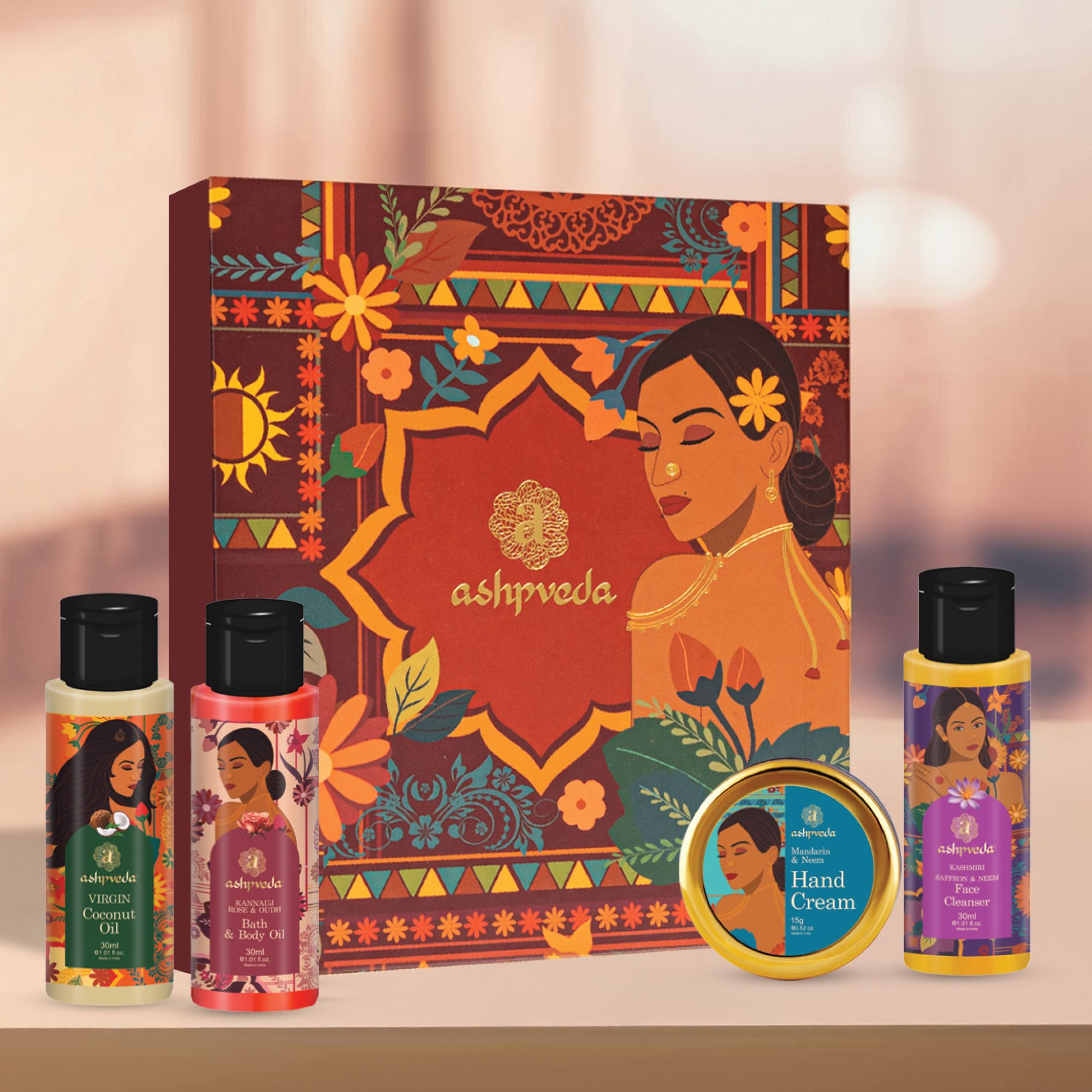 Ashpveda Nature’s Magic Gift Box Skin & Body Care Kit
