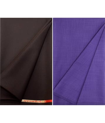 KUNDAN SULZ GWALIOR Multi Cotton Blend Unstitched Shirts & Trousers