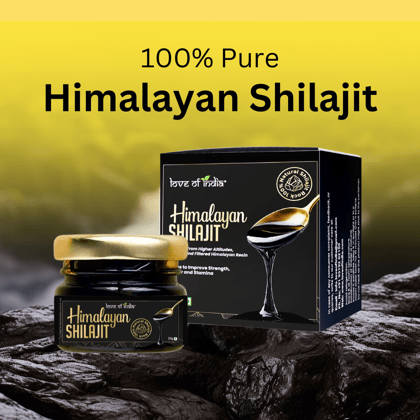 20g Pure Himalayan Shilajit Resin | Rich in Fulvic Acid & 85+ Minerals | Loveofindia