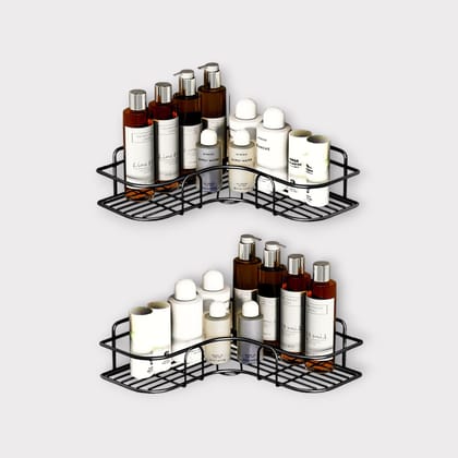 Bathroom Caddy Shelf Rack for Corner Walls-2