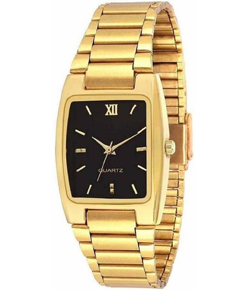 Viser Gold Metal Analog Men's Watch