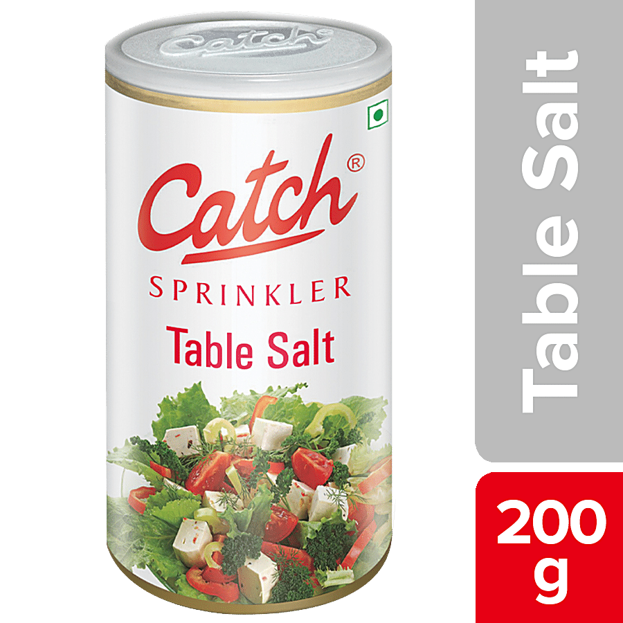 Catch Sprinklers - Iodised Table Salt/Uppu, 200 g Can