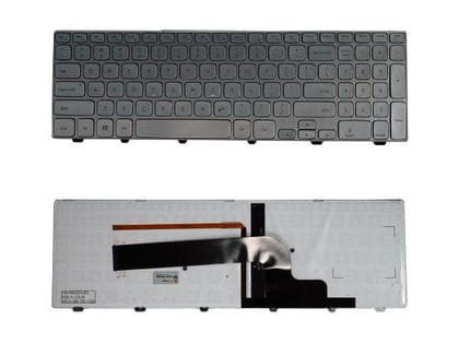 Laptop Keyboard Compatible for Inspiron 15-7000 Series(SILVER BACKLIGHT)