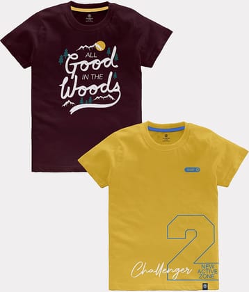 CODEZ Pack of 1 Boys Cotton T-Shirt ( Multicolor )