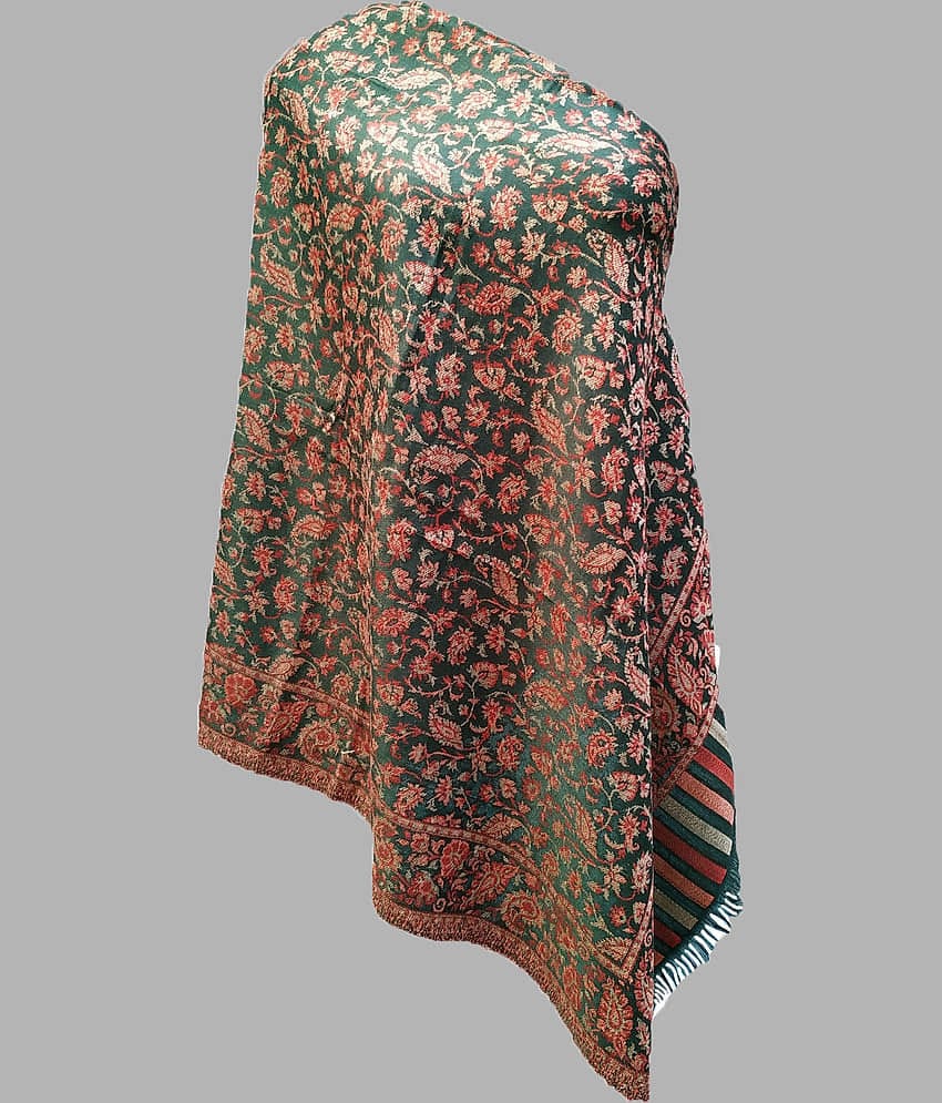 Soul Essence Green Kani Shawl - Single