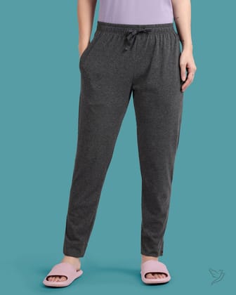 Solid Night Pant - Charcoal Grey-S / Charcoal Grey