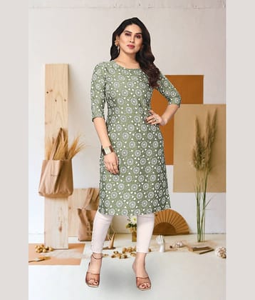 KETAKI FASHION Pack of 1 Crepe Printed Straight Women's Kurti - ( Multicolor )