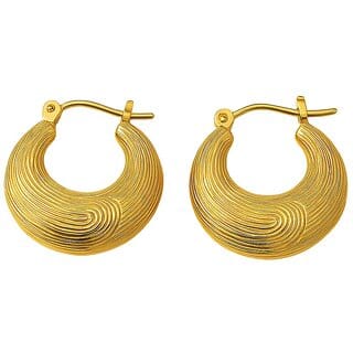 kimti 18K Gold Plated Tini Mini Hoop Anti Tarnish Earring