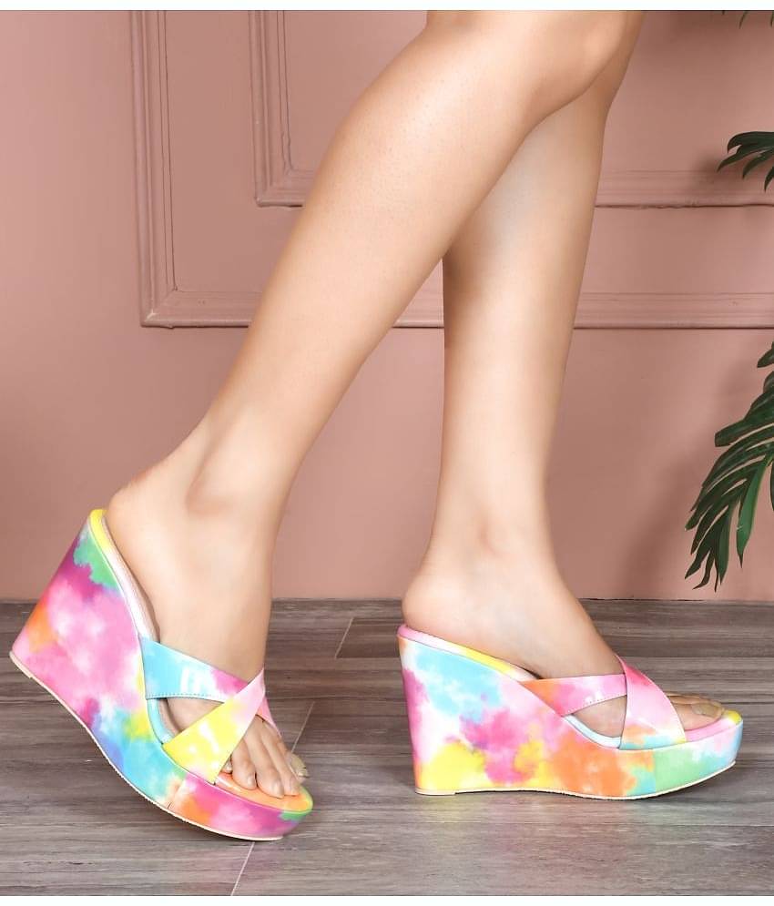 JM Looks Cream Women's Sandal Heels