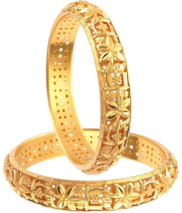 Jewar Mandi - Gold Kada Set ( Pack of 1 )