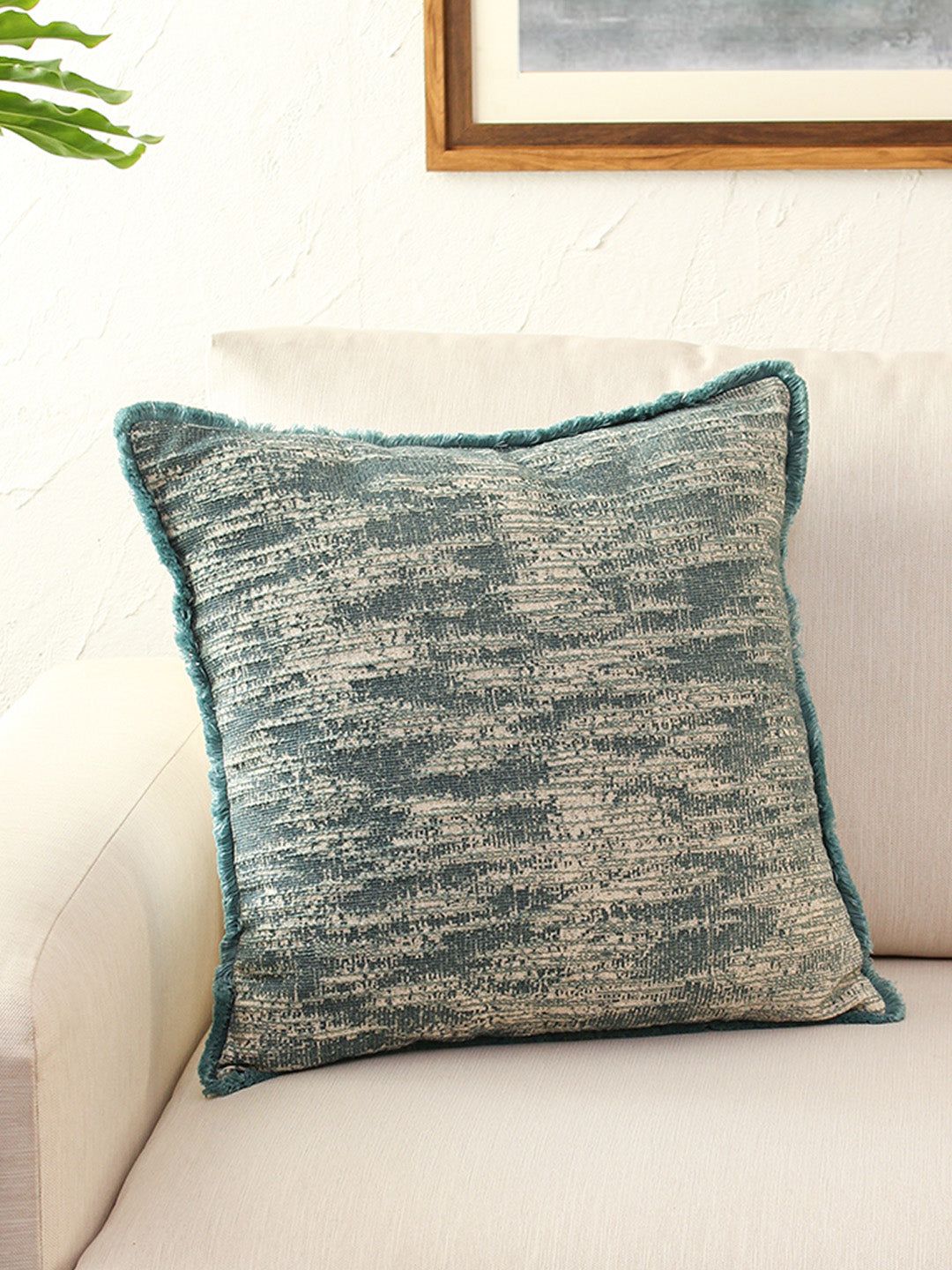 Daya Cushion Cover (Blue) - Medium