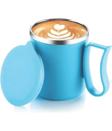 NCMART - Multicolor Steel Coffee Mug ( Pack of 1 )