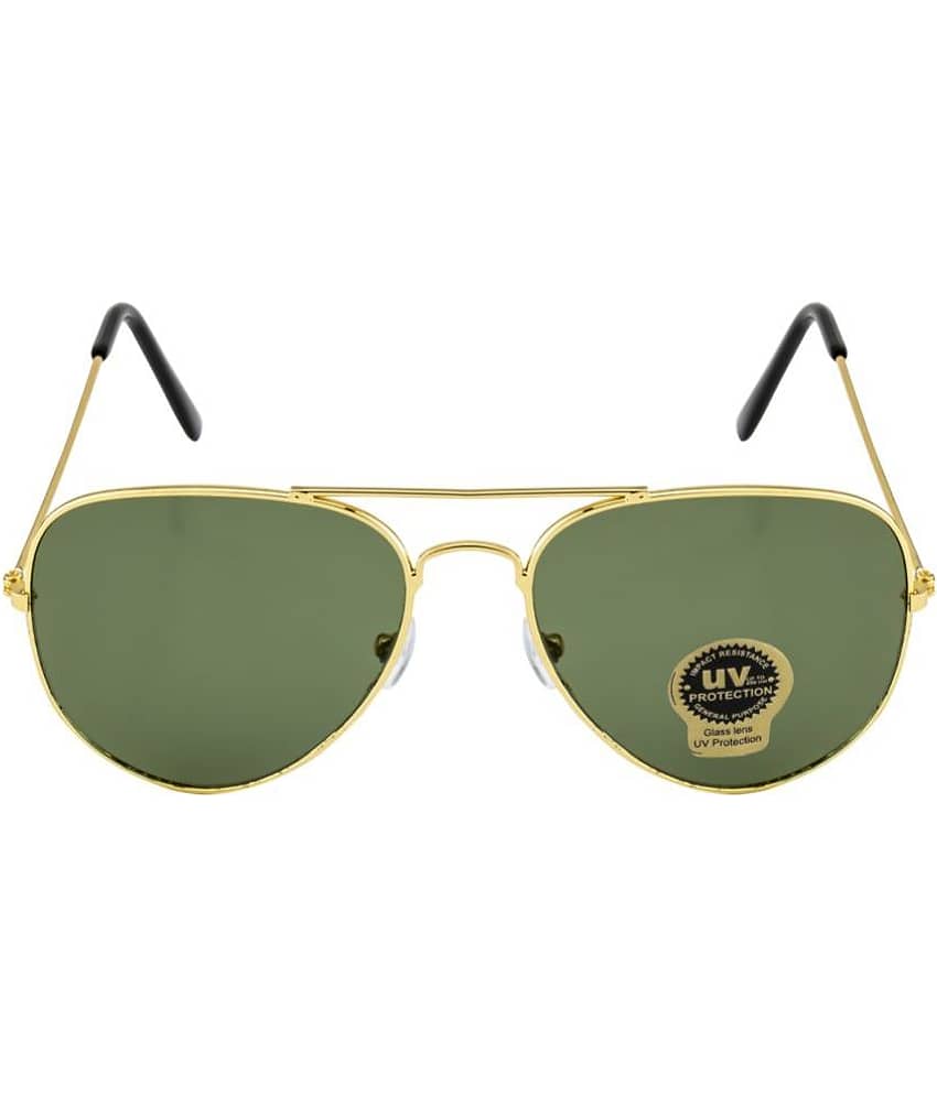 Fair-X - Gold Pilot Sunglasses ( Pack of 1 )
