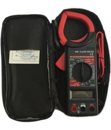 BOOSTY-266 Ac Dc Digital Clamp Multimeter Auto Ranging Amp Current Voltage Measurement Device, Ammeter Tong Tester Meter with Accuracy (FDC-27A)