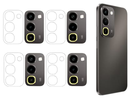 ISAAK Back Camera Lens Protector compatible for Realme P4r 5G (Pack of 4) ISAAK Back Camera Lens Protector compatible for Realme P4r 5G (Pack of 4)