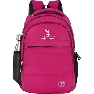Life Today Large 36 L Backpack Bags for Men and Women School Bags (Maroon)