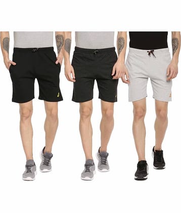 Ardeur - Cotton Blend Multi Men's Shorts ( Pack of 3 )