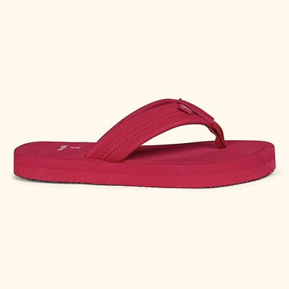 Bubbles Kids Slippers-Coral Red / 5-5.5 Years
