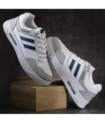 ASIAN BOSTON-02 Light Grey Men's Sneakers