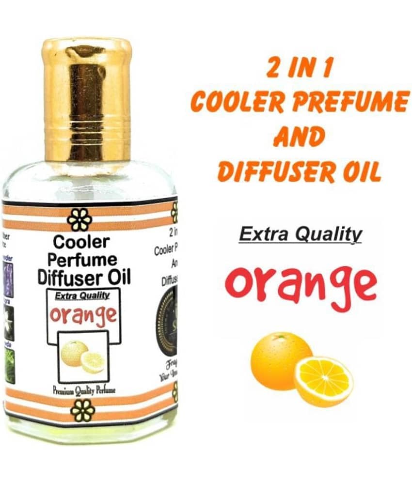 INDRA SUGANDH BHANDAR - Orange Aroma Pure, Natural and Undiluted With Free Dropper 25ml Pack Multipurpose Cooler Perfume Diffuser Oil 25ml