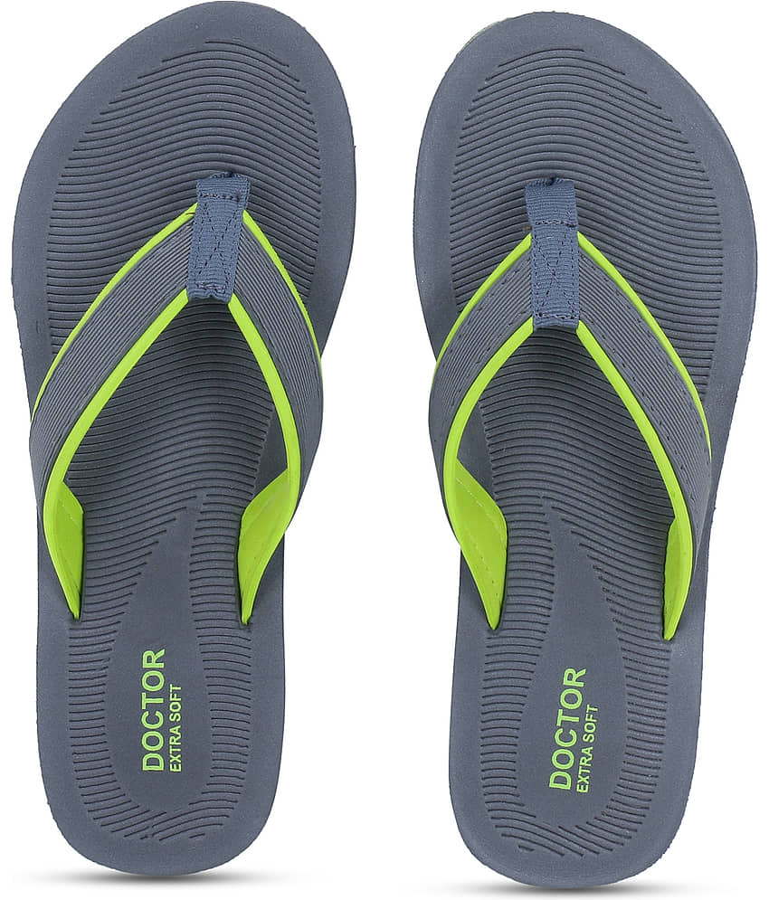 DOCTOR EXTRA SOFT - Light Grey Women's Thong Flip Flop