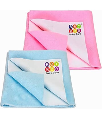 Beybee - Multi-Colour Laminated Bed Protector Sheet ( Pack of 2 )