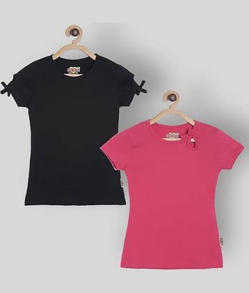 Sini Mini Pack of 2 Girls 100% Cotton Shirts ( Multicolor )